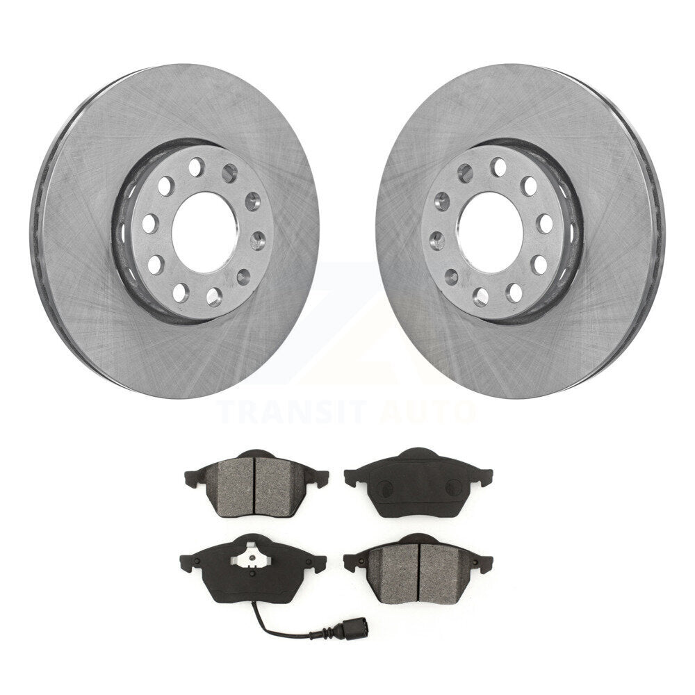 Kit disques de frein à disque avant et plaquettes semi-métalliques pour Audi A6 Quattro 100