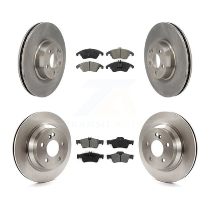 Kit de plaquettes de frein semi-métalliques pour rotors de frein avant et arrière, pour Mercedes-Benz E400 Seda 15-16