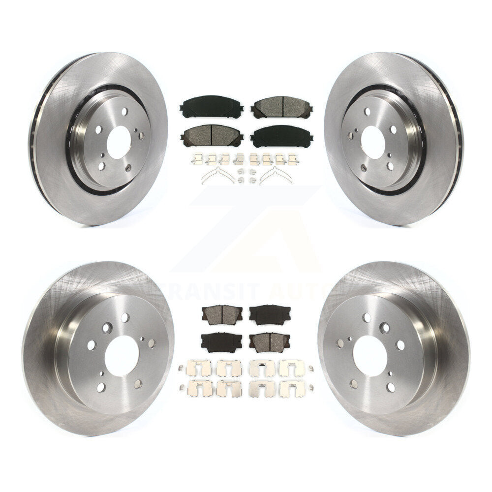 Rotors de frein à disque avant et arrière et kit de plaquettes semi-métalliques pour Toyota Camry TR 2022
