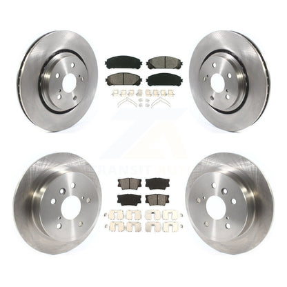 Rotors de frein à disque avant et arrière et kit de plaquettes semi-métalliques pour Toyota Camry TR 2022