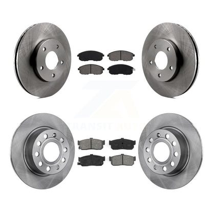 Kit de plaquettes semi-métalliques de rotor de frein avant et arrière pour Nissan Maxima 1999 à partir de 04