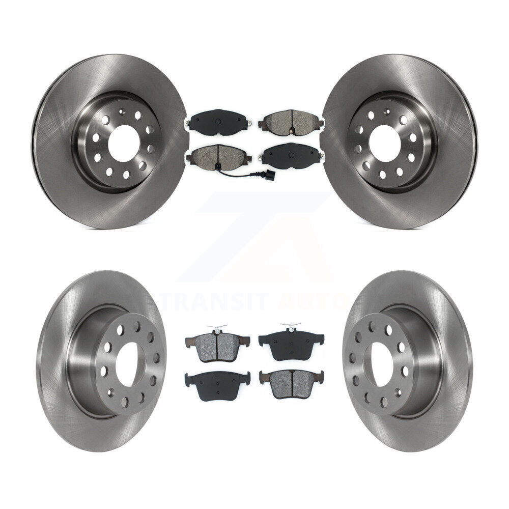 Kit de rotor de frein avant et arrière et plaquettes semi-métalliques pour Volkswagen Taos FW 2022 – 2023