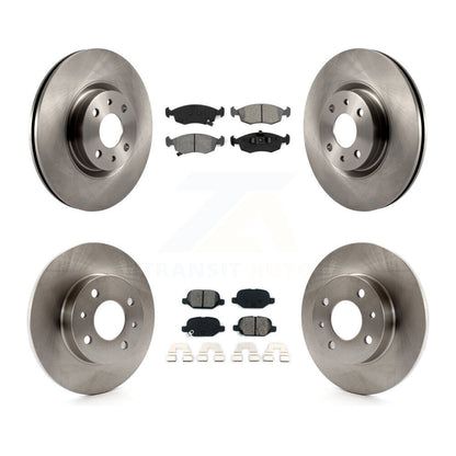 Kit de disques de frein à disque avant et arrière et plaquettes semi-métalliques pour Fiat 500 K8S-103687