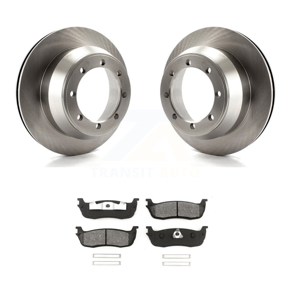 Rotors de frein arrière et kit de plaquettes semi-métalliques pour Ford F-150 01-03 avec roue à 8 écrous