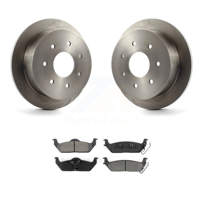 Kit de disques de frein à disque arrière et plaquettes semi-métalliques pour Ford F-150 K8S-103694