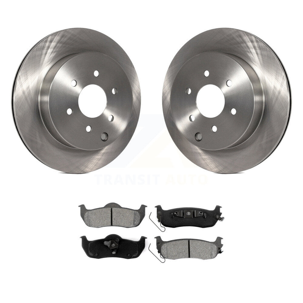 Kit de rotor de frein arrière et de plaquettes semi-métalliques pour Nissan Pathfinder 2004 à partir de 08 0