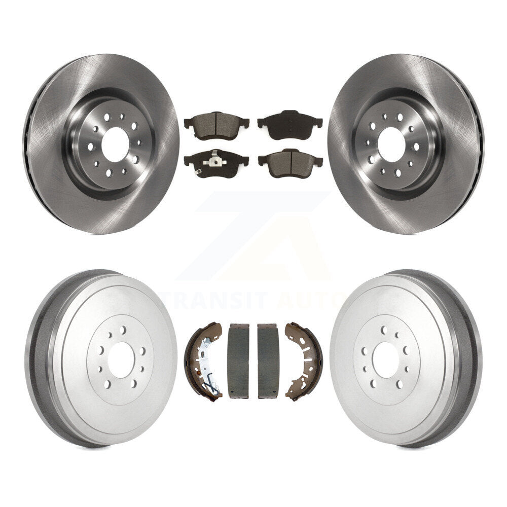 Kit de plaquettes et de tambour semi-métalliques, Rotor de frein avant et arrière, pour Ram ProMaster Cit 15-21