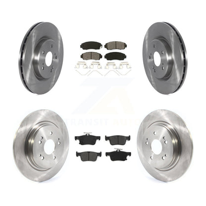 Kit de disques de frein à disque avant et arrière et plaquettes semi-métalliques pour Acura RDX 2019-2021