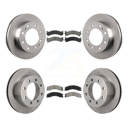 Kit de rotor de frein à disque avant et arrière et plaquettes semi-métalliques pour Chevrolet Express 450