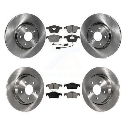 Kit de rotors de frein à disque avant et arrière et plaquettes semi-métalliques pour Volvo S40 K8S-10371