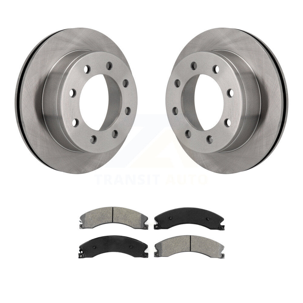 Kit de disques de frein à disque arrière et plaquettes semi-métalliques pour Chevrolet Express 4500