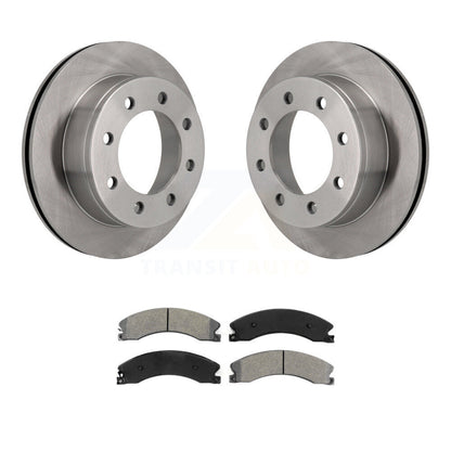 Kit de disques de frein à disque arrière et plaquettes semi-métalliques pour Chevrolet Express 4500