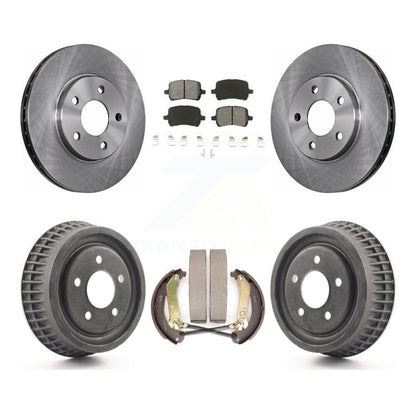 Rotors de frein à disque avant et arrière, Kit de tampons et de tambour semi-métalliques pour Chevrolet Malib