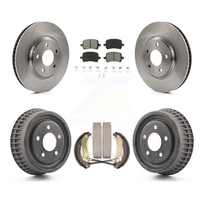 Rotors de frein à disque avant et arrière, Kit de tampons et de tambour semi-métalliques pour Chevrolet Malib