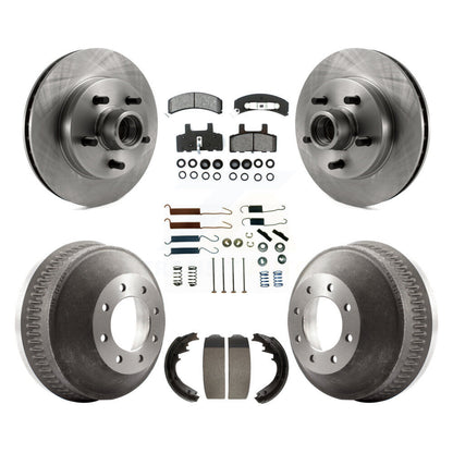 Kit de plaquettes et de tambour semi-métalliques pour Rotor de frein avant et arrière (7 pièces) pour C1500 Suburban GM