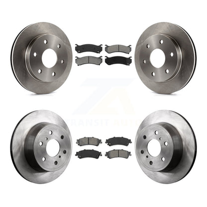 Rotors de frein à disque avant et arrière et Kit de plaquettes semi-métalliques pour GMC Sierra 1500 Classi