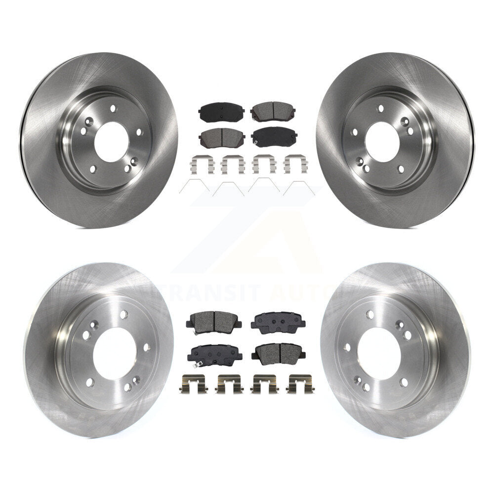 Kit de plaquettes semi-métalliques de Rotor de frein à disque avant et arrière, pour Kia Forte Hyundai Veloste