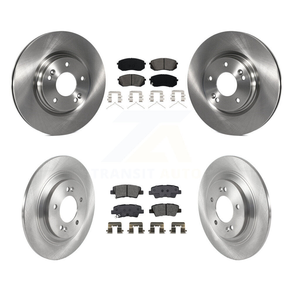 Kit de plaquettes de frein semi-métalliques pour Rotors de frein avant et arrière, pour Hyundai Kona électrique Kia Nir