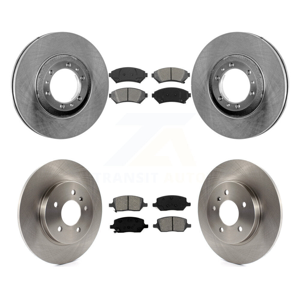 Kit de plaquettes de frein semi-métalliques pour Rotor de frein avant et arrière, pour Pontiac Montana SV6 05 avec FW