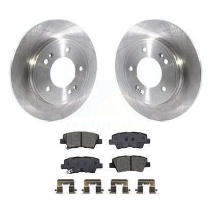 Kit de rotor de frein arrière et de plaquettes semi-métalliques pour Kia Forte Hyundai Veloster Forte