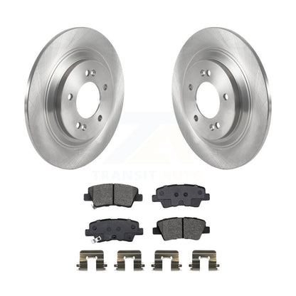 Kit de rotor de frein arrière et de plaquettes semi-métalliques pour Hyundai Kona électrique Kia Soul E