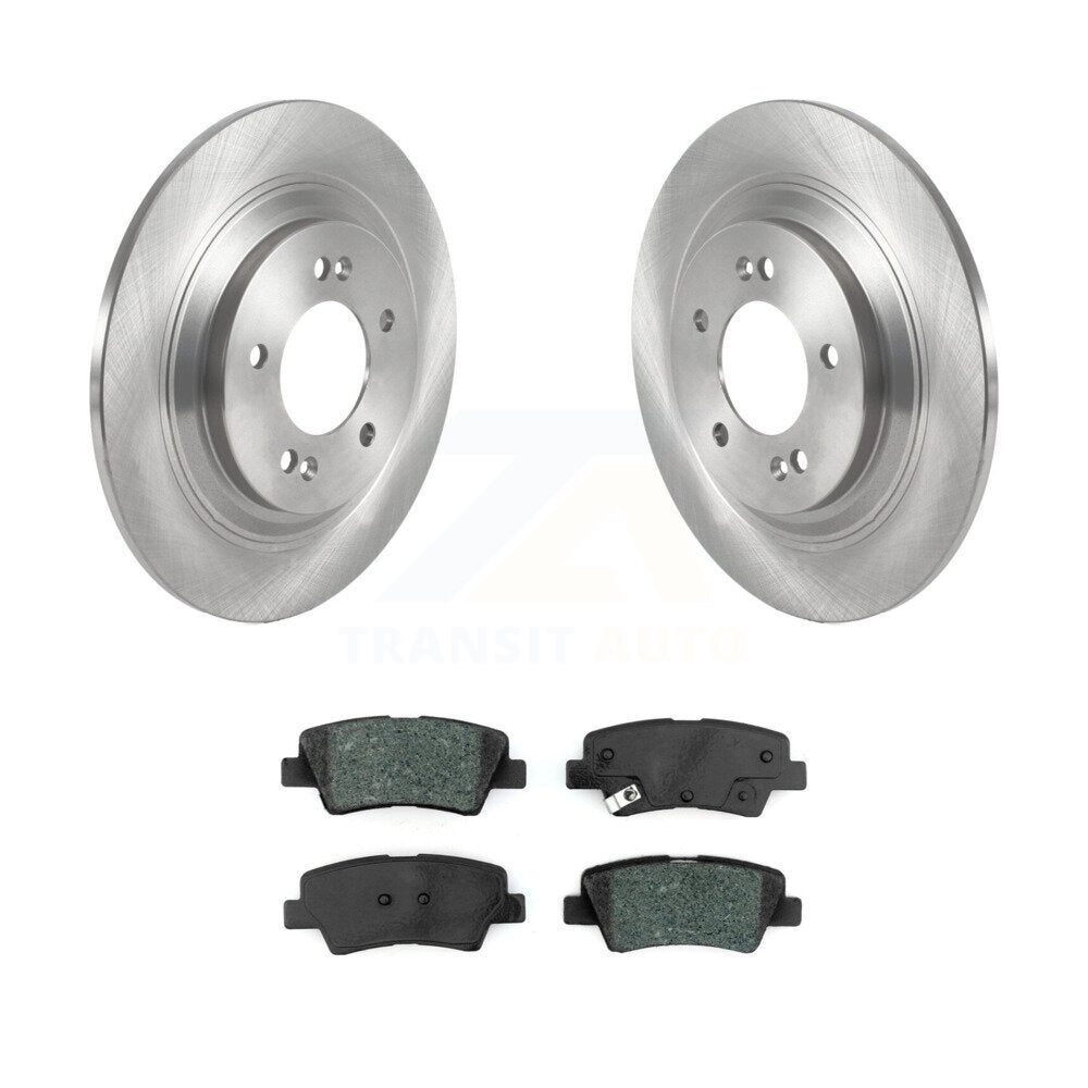 Kit de disques de frein à disque arrière et de plaquettes semi-métalliques pour Kia Niro EV 2019