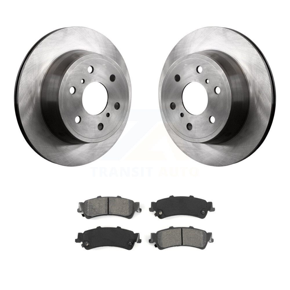 Kit de disques de frein à disque arrière et plaquettes semi-métalliques pour GMC Sierra 1500 Classic