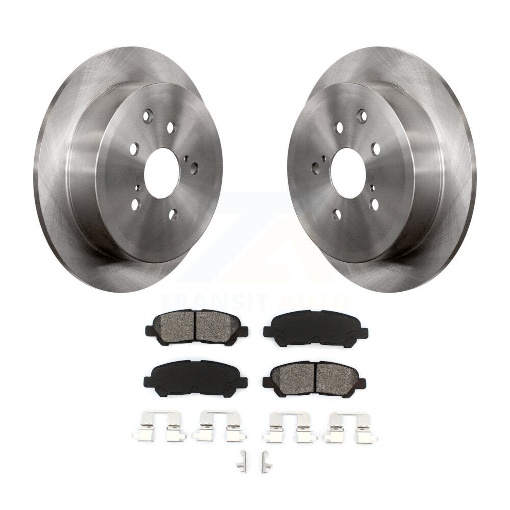 Kit de disques de frein à disque arrière et plaquettes semi-métalliques pour Toyota Highlander