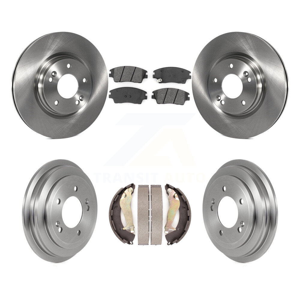 Kit de tambour à plaquettes semi-métalliques, Rotor de frein avant et arrière, pour Hyundai Elantra 1.6 17-20