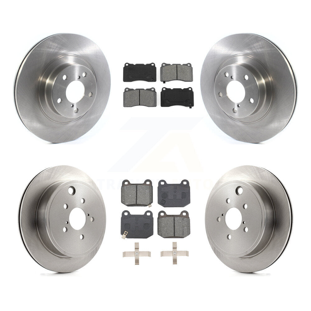 Kit de plaquettes semi-métalliques de rotor de frein avant et arrière pour Toyota 86 sans frein Brembo