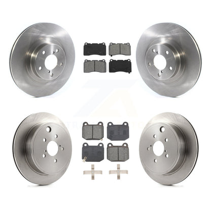 Kit de plaquettes semi-métalliques de rotor de frein avant et arrière pour Toyota 86 sans frein Brembo