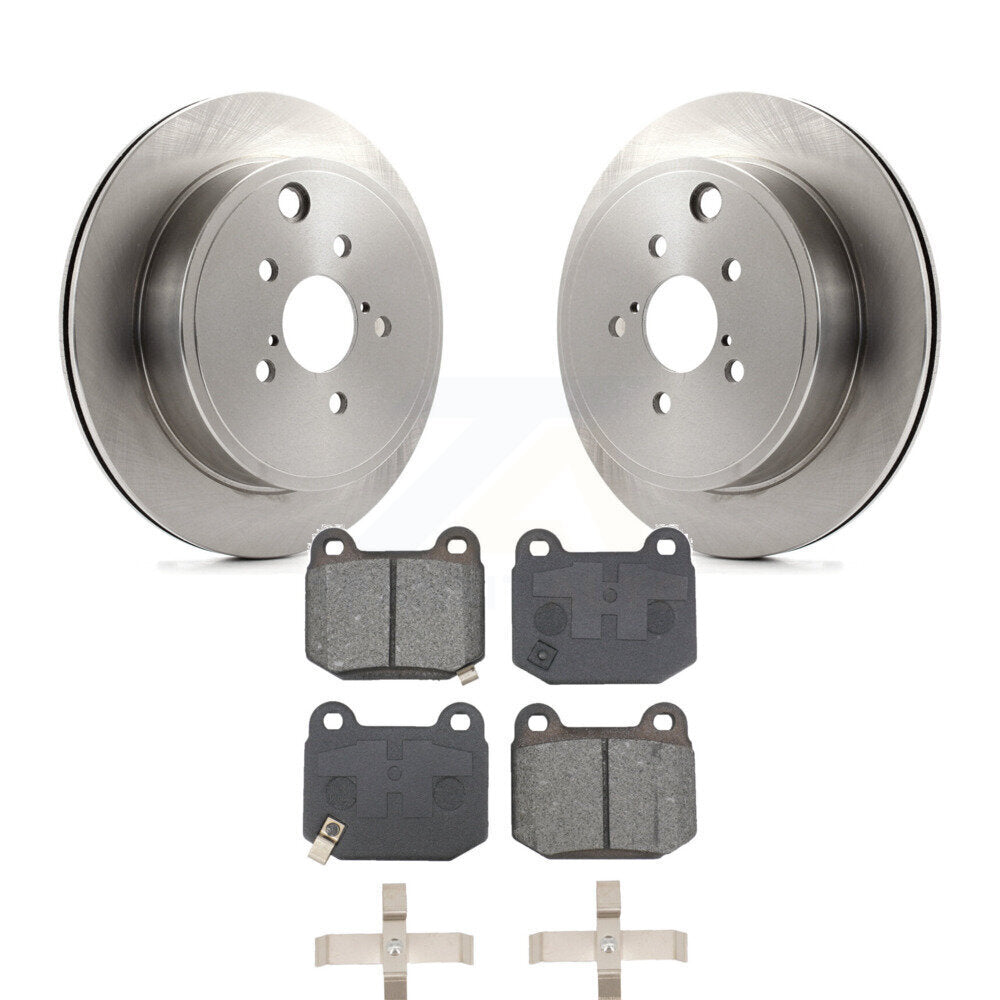 Kit de disques de frein à disque arrière et plaquettes semi-métalliques pour Subaru BRZ Toyota 86