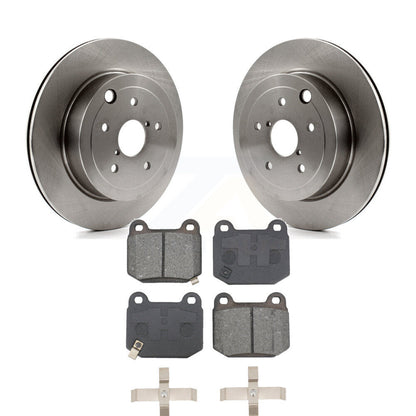 Kit de disques de frein à disque arrière et plaquettes semi-métalliques pour Subaru Impreza WRX STI