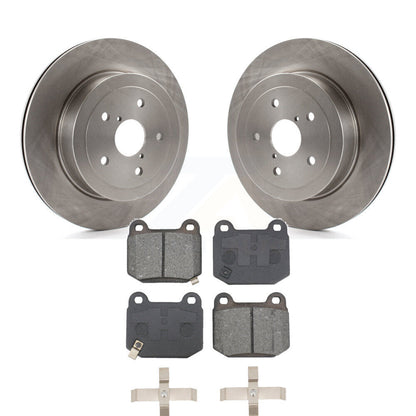 Kit de disques de frein à disque arrière et plaquettes semi-métalliques pour Subaru Impreza K8S-103806