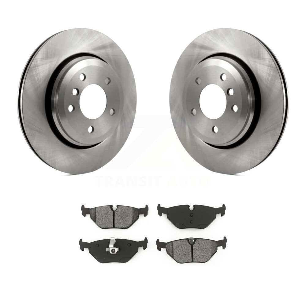 Kit de disques de frein à disque arrière et plaquettes semi-métalliques pour BMW 320i K8S-103827