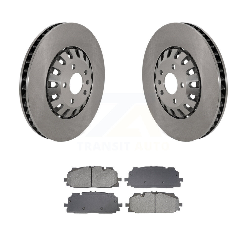 Kit de rotor de frein avant et de plaquettes semi-métalliques pour Audi Q7 Q8 A6 Quattro A7 Sportbac