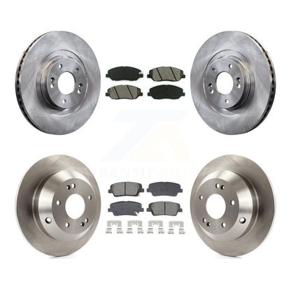 Rotor de frein à disque avant et arrière et Kit de plaquettes semi-métalliques pour Hyundai Santa Fe XL 3.3
