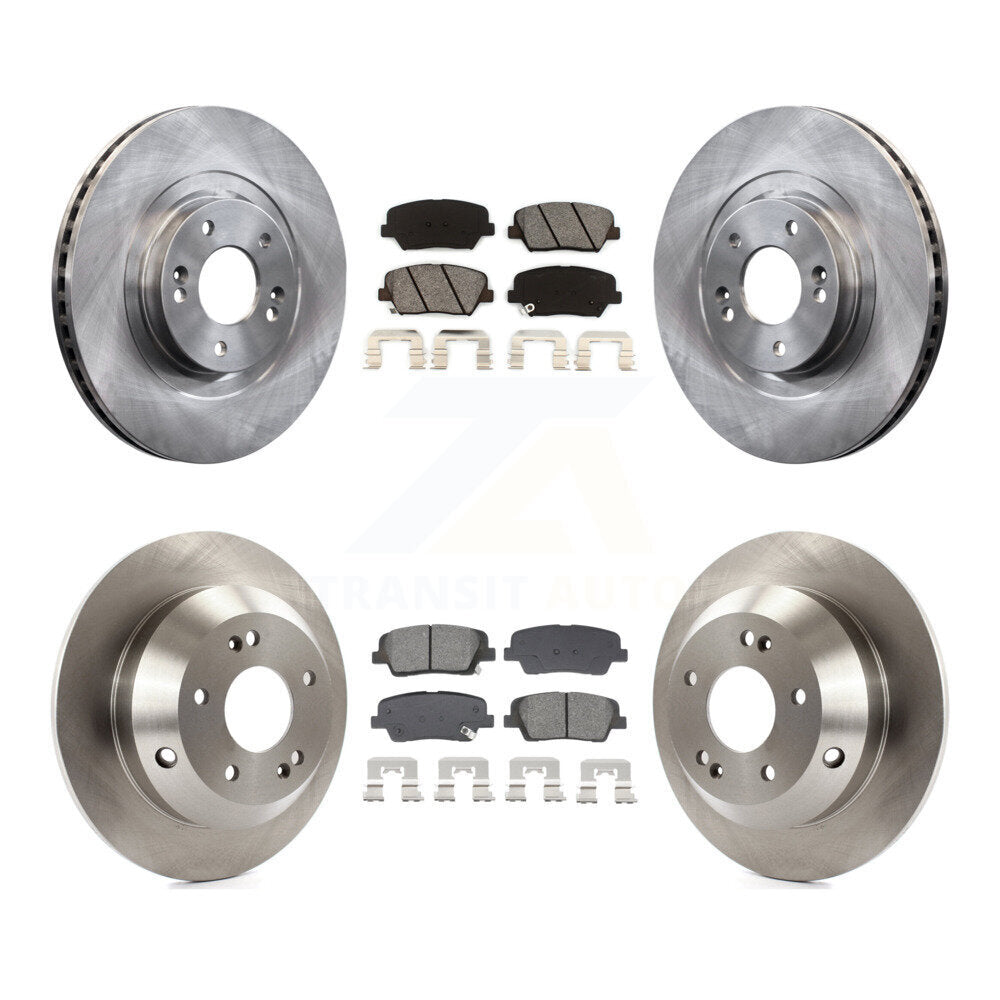 Kit de plaquettes semi-métalliques de Rotor de frein à disque avant et arrière, pour Hyundai Santa Fe Sport Ki