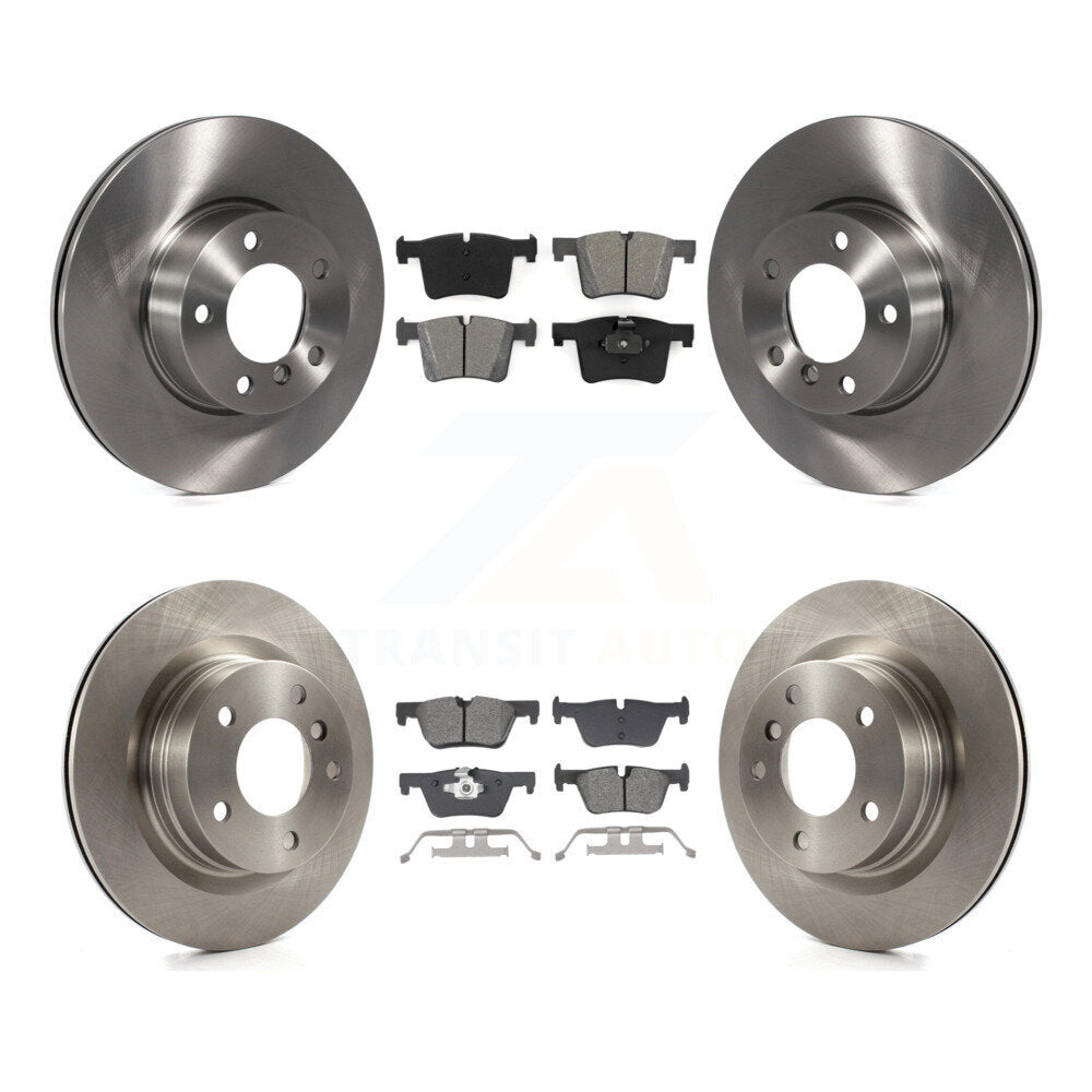 Kit de rotors de frein à disque avant et arrière et plaquettes semi-métalliques pour BMW 320i 328d