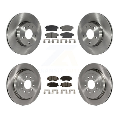 Kit de rotors de frein à disque avant et arrière et plaquettes semi-métalliques pour Cadillac ATS