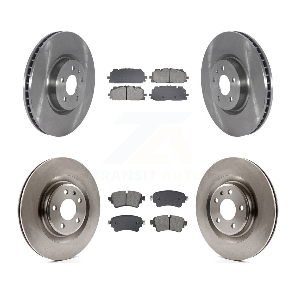 Kit de disques de frein à disque avant et arrière et plaquettes semi-métalliques pour Audi S5 Sportback S