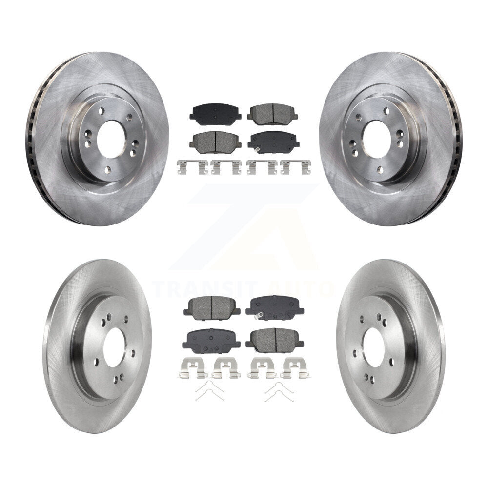 Kit de plaquettes semi-métalliques de Rotor de frein à disque avant et arrière, pour Hyundai Santa F 2019 – 2020