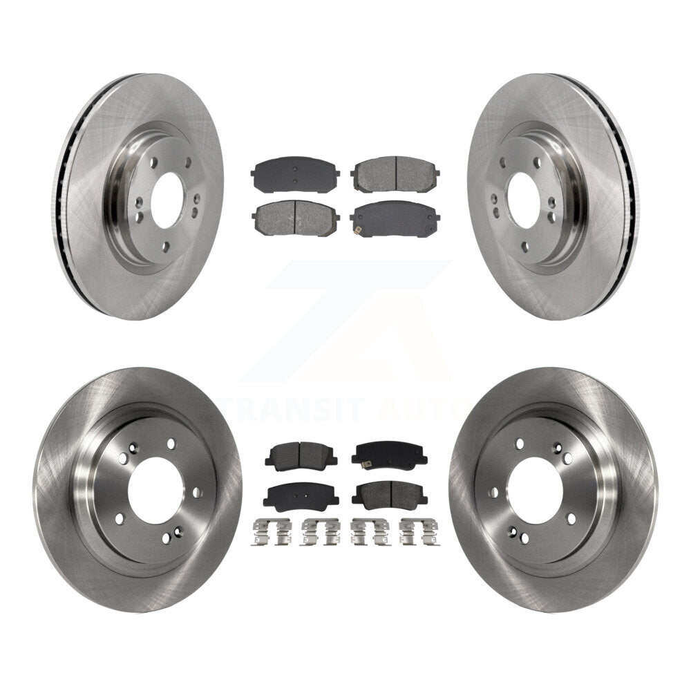 Kit de rotor de frein avant et arrière et plaquettes semi-métalliques, pour Hyundai Sonata Kia Niro EV K