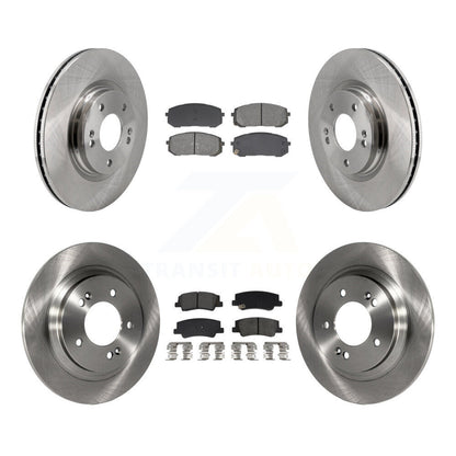 Kit de rotor de frein avant et arrière et plaquettes semi-métalliques, pour Hyundai Sonata Kia Niro EV K
