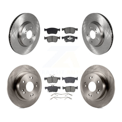Kit de rotors de frein à disque avant et arrière et plaquettes semi-métalliques pour Honda Accord