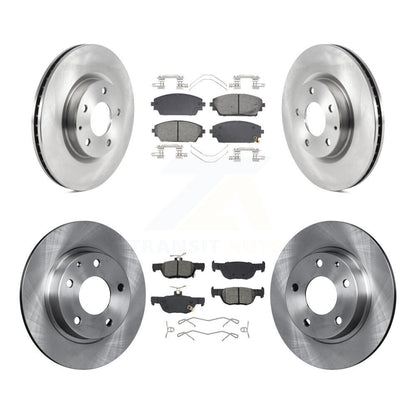 Kit de disques de frein à disque avant et arrière et plaquettes semi-métalliques pour Mazda 3 Sport AWD
