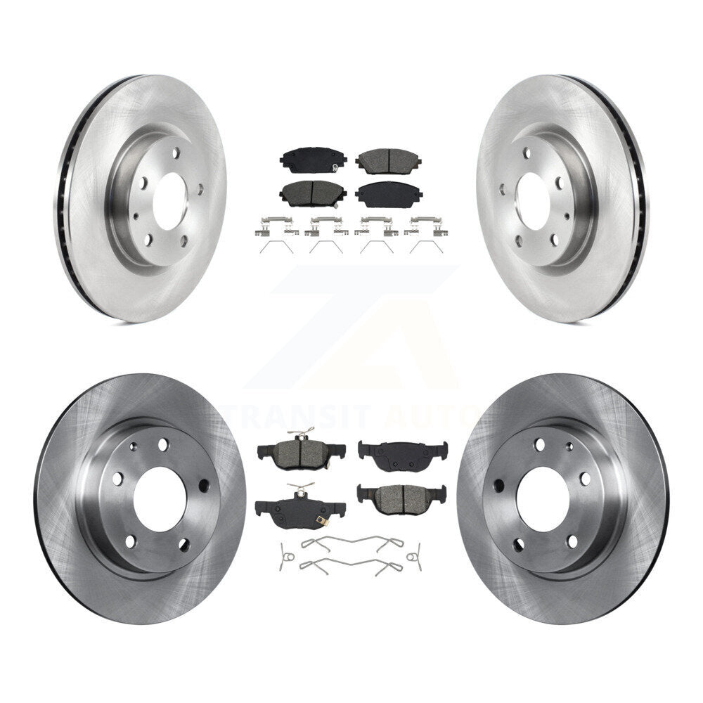 Kit de disques de frein à disque avant et arrière et plaquettes semi-métalliques pour Mazda CX-30