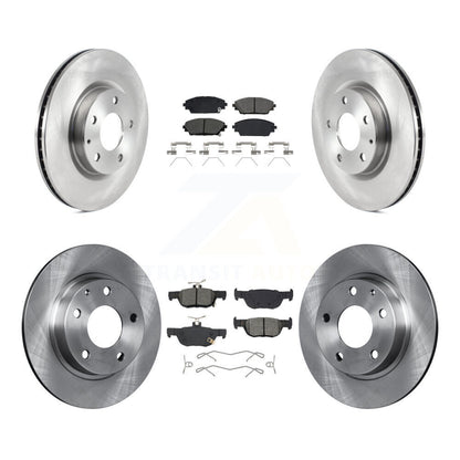 Kit de disques de frein à disque avant et arrière et plaquettes semi-métalliques pour Mazda CX-30