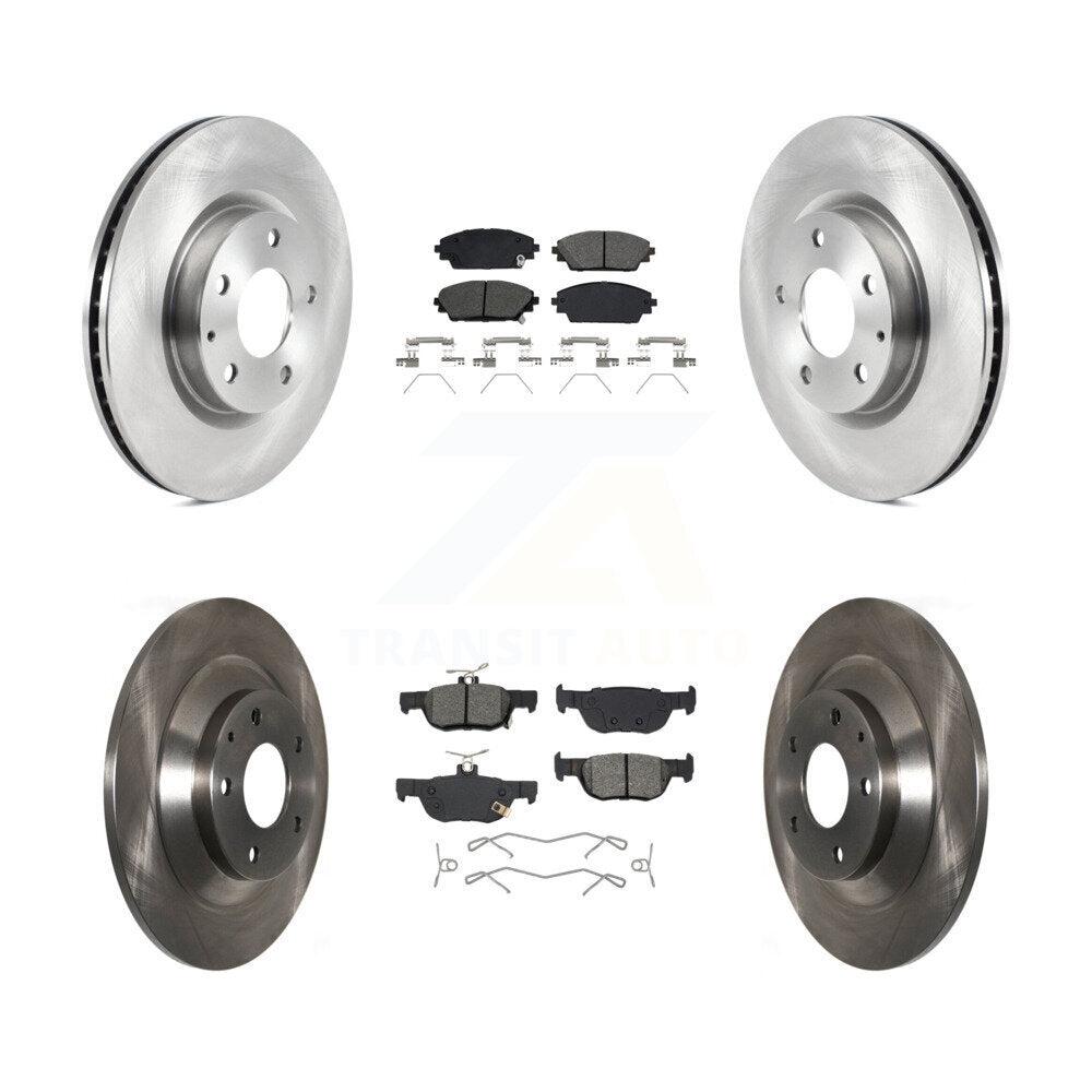 Kit de disques de frein à disque avant et arrière et plaquettes semi-métalliques pour Mazda CX-30