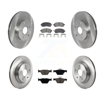 Kit de rotors de frein à disque avant et arrière et plaquettes semi-métalliques pour Subaru Forester